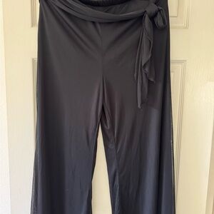 Elegant Black Wide-Leg Pants